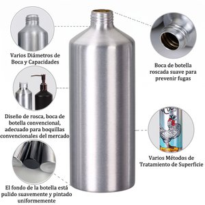 Botellas de aluminio personalizadas con logo impreso - 5 - vista 5