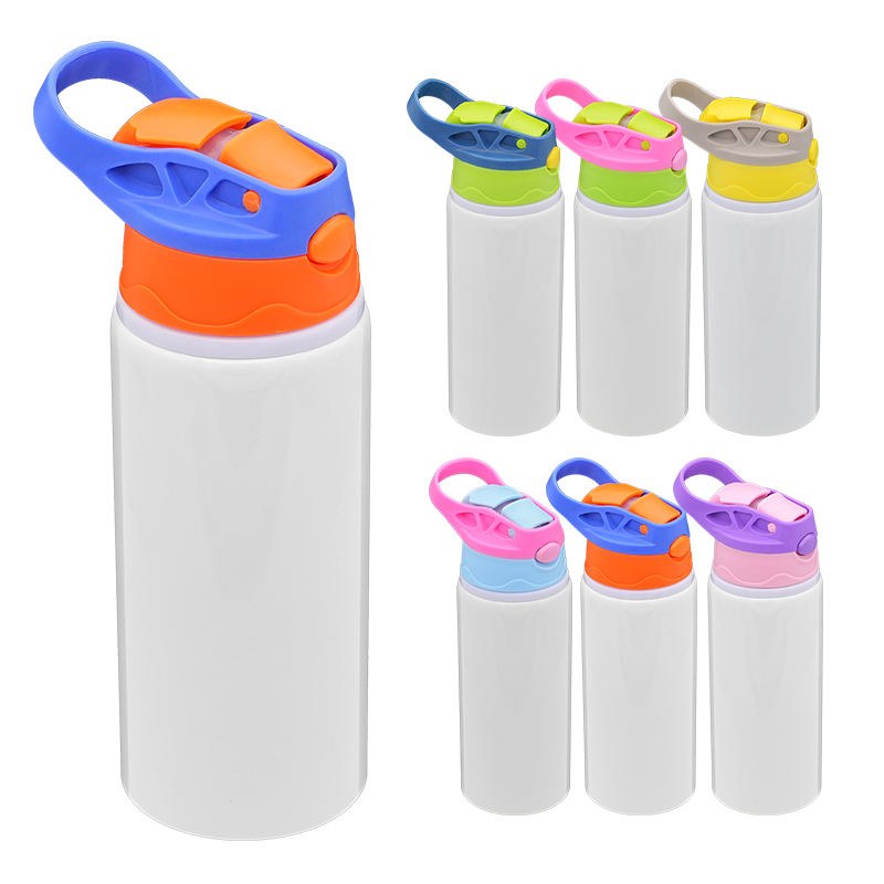 Botellas de aluminio para sublimación con recubrimiento blanco - 1