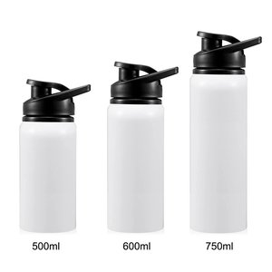 Botellas de aluminio para sublimación con recubrimiento blanco - 5 - vista 5
