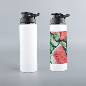 Botellas de aluminio para sublimación con recubrimiento blanco - 8 - vista 8